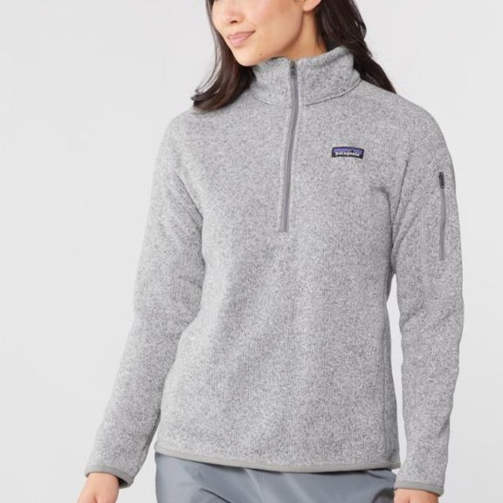 Grey Patagonia Quarter Zip